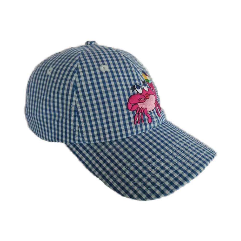 Blue 3D Embroidery Sport Caps