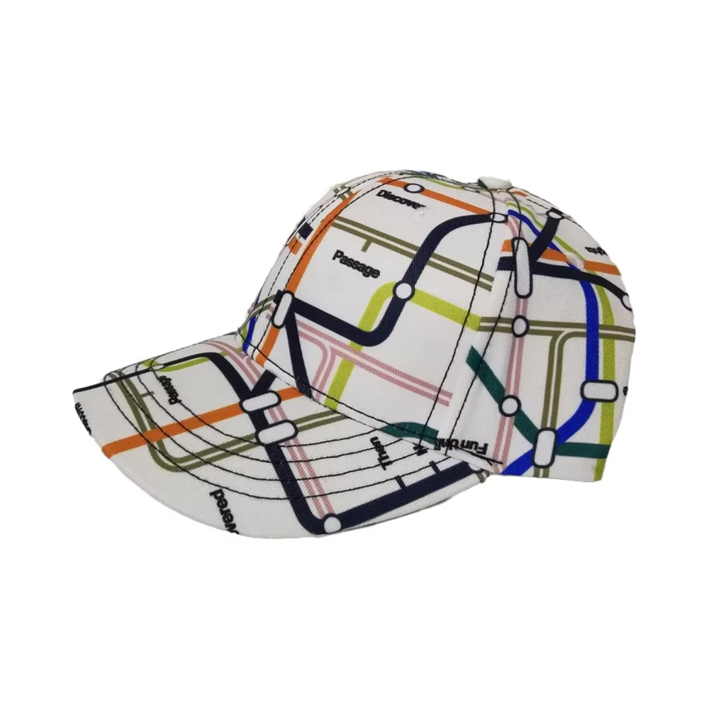 Blue 3D Embroidery Sport Caps