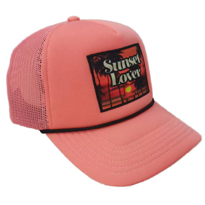 Blue 3D Embroidery Sport Caps