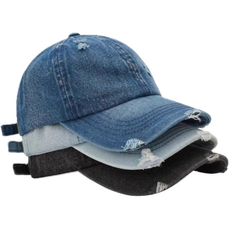 Blue 3D Embroidery Sport Caps